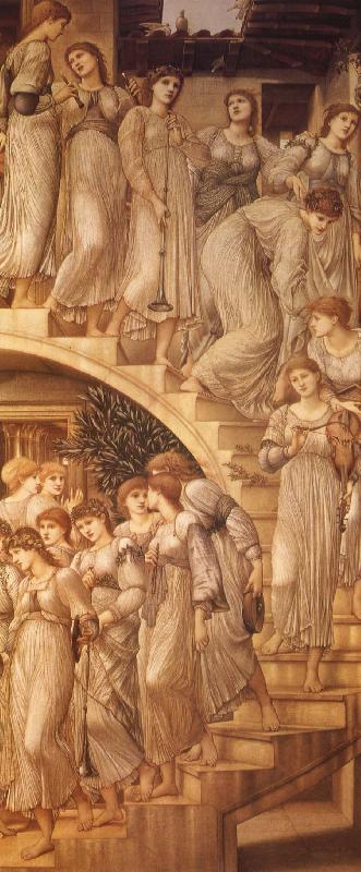 Sir Edward Coley Burne-Jones The Golden Stairs oil painting image
